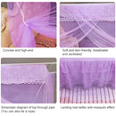 Single-door Mosquito Net Square Roof for Home Student Dormitory, Size:1.8x2.0x1.8 Meters(Yellow)
