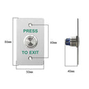 S85022D Waterproof Access Control Switch Cell Self-reset Rainproof Exit Button
