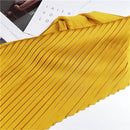Ladies Retro Style Pleated Diamond Square Scarf Silk Scarf, Length: 70cm(Dark Pink)