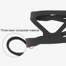 Ventilator Mask Four-point Headband without Nasal Mask for Philips Wellcome / Resmy / Remart / Yuyue Ventilator(Gray Blue)