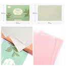 Plant Fiber Breathable Linen Makeup Remover Blotting Paper Face Cleaning Tool, Color:Chamomile