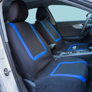 Universal Car Seat Cover Polyester Fabric Automobile Seat Covers Car Seat Cover Vehicle Seat Protector Interior Accessories 4pcs Set Gray