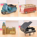 Lovely Multifunction DIY Pen Holder Papery Pens Stand Pencil Holders Desk Large Office Accessories Supplies Stationery(Piano)