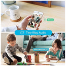 Wireless Camera Wifi Remote Monitor Home Intelligent Network HD Surveillance Camera, Pixel:960P(UK Plug)