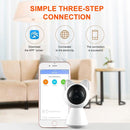 Wireless Camera Wifi Remote Monitor Home Intelligent Network HD Surveillance Camera, Pixel:960P(US Plug)