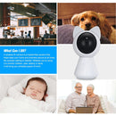 Wireless Camera Wifi Remote Monitor Home Intelligent Network HD Surveillance Camera, Pixel:960P(US Plug)