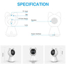Wireless Camera Wifi Remote Monitor Home Intelligent Network HD Surveillance Camera, Pixel:960P(EU Plug)