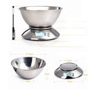 Kitchen High Precision Stainless Steel LCD Digital Scale Measuring Tools(Silver)