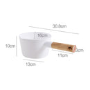 Plastic Kitchen Decanter Water Cooking Tools Household Wood Handle Cup
