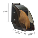 Filter Paper Holder Tapered Filter Paper Box Filtering Paper Storage Rack Stand Coffee Tools with Dust-Proof Cover