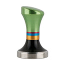 58mm CoffeeTamper Stainless Steel Coffee Powder Hammer Flat Base Powder Press(Green)