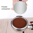 58mm CoffeeTamper Stainless Steel Coffee Powder Hammer Flat Base Powder Press(Green)