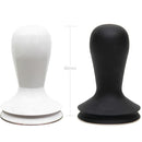 58mm Frosted Handle Stainless Steel Detachable Base Powder Press Solid Coffee Hammer(Black)