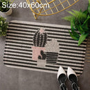40x60cm Entrance Hall Carpet PVC Wire Loop Mat Door Mat Living Room Floor Non-slip Rug(Stripe)