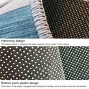 Simple Modern Abstract Lattice Carpets Living Room Bedroom Floor Mat, Size:80x120cm(Nine Square)