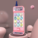 Baby Puzzle Early Education Telephone Children Music Simulation Intelligent Sound and Light Landline(Pink)