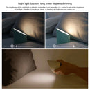 Simple Home Creative Multi-function Charging Stepless Dimming Alarm Clock Night Light(Gray)