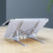 Portable Aluminum Alloy Folding Adjustable Lifting Tablet Computer Cooling Notebook Stand, Size:S(Gray)