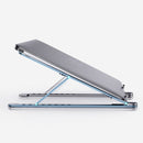 Portable Aluminum Alloy Folding Adjustable Lifting Tablet Computer Cooling Notebook Stand, Size:S(Gray)