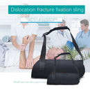 Postoperative Forearm Sling Multifunctional Shoulder and Neck Wrist Strap Arm Fracture Fixation Strap, Size:L(Black)