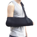 Postoperative Forearm Sling Multifunctional Shoulder and Neck Wrist Strap Arm Fracture Fixation Strap, Size:L(Black)