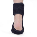 JM03539 2 in 1 Plantar Fasciitis Splint Sprain Memory Cotton Aluminum Strip Splint Protective Gear + Massage Ball Set(Black)