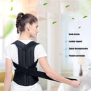 Kyphosis Correction Belt Spine Back Fixation Belt Correction Clothing, Size:M(Black)