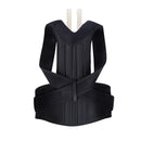 Kyphosis Correction Belt Spine Back Fixation Belt Correction Clothing, Size:XL(Black)