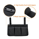 Walking Aid Wheelchair Armrest Side Storage Bag Car Storage Hanging Bag(Purple)