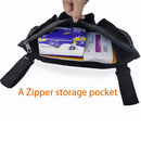Walking Aid Wheelchair Armrest Side Storage Bag Car Storage Hanging Bag(Red Wine)