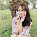 Facial Steamer Nano Spray Water Replenishing Instrument Portable Cold Spray Machine Charging Beauty Instrument Automatic Alcohol Sprayer, Style:Cute Deer(White)
