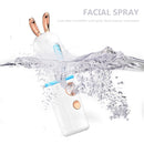 Facial Steamer Nano Spray Water Replenishing Instrument Portable Cold Spray Machine Charging Beauty Instrument Automatic Alcohol Sprayer, Style:Cute Deer(White)