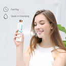 Facial Steamer Nano Spray Water Replenishing Instrument Portable Cold Spray Machine Charging Beauty Instrument Automatic Alcohol Sprayer, Style:Crown(Pink)