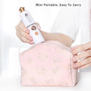 Facial Steamer Nano Spray Water Replenishing Instrument Portable Cold Spray Machine Charging Beauty Instrument Automatic Alcohol Sprayer, Style:Crown(White)