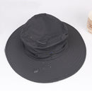 Summer Outdoor Sports Anti-mosquito Net Sun Hat Fisherman Hat, Size:L(Light Gray)