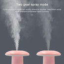 Mushroom Aromatherapy Night Light Bedroom Bedside Sleep Air Humidifier Sleep Aid Lamp Automatic Alcohol Sprayer(Black)