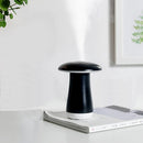 Mushroom Aromatherapy Night Light Bedroom Bedside Sleep Air Humidifier Sleep Aid Lamp Automatic Alcohol Sprayer(Black)