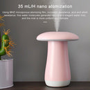 Mushroom Aromatherapy Night Light Bedroom Bedside Sleep Air Humidifier Sleep Aid Lamp Automatic Alcohol Sprayer(Blue)