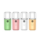 Facial Hydration Instrument Air Humidifier USB Beauty Cold Spray Instrument Auto Alcohol Disinfection Sprayer(Yellow)