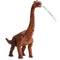 Electric Dinosaurs Walking Lighting Lay Eggs Project Small Brachiosaurus Simulation Animal Model Toys(Orange)