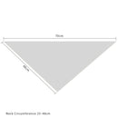2 PCS Pet Birthday Saliva Towel Double Cotton Triangle Scarf(Blue)