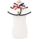 Dog Shawl Saliva Towel Scarf Pet Bow Tie Jewelry Accessories, Size:S(White)