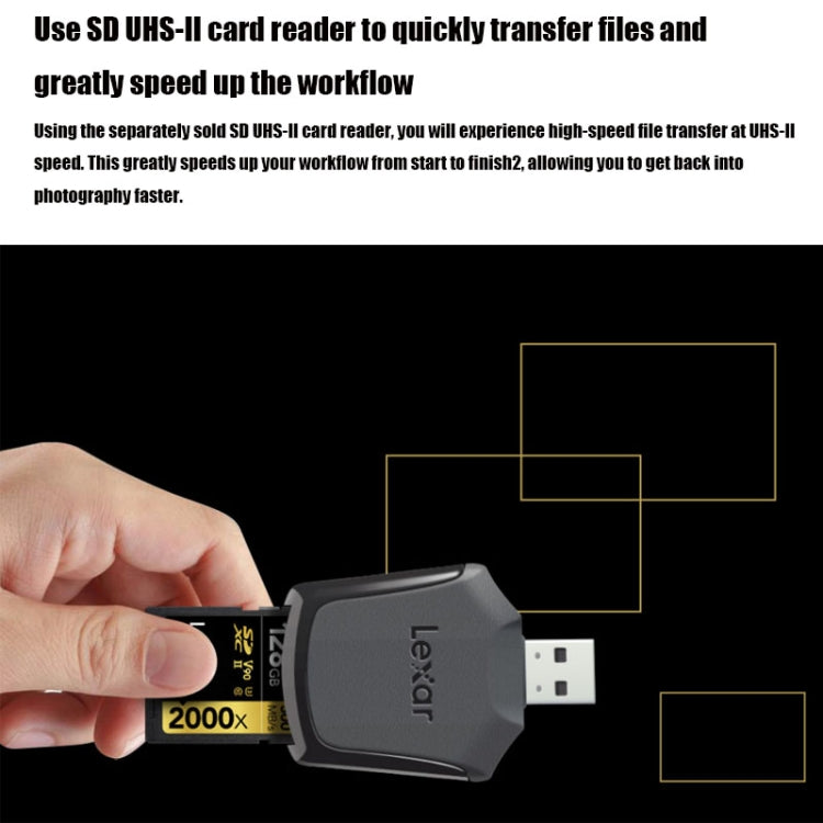 Lexar SD-2000x High Speed SD Card SLR Camera Memory Card, Capacity:32GB