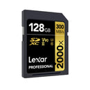 Lexar SD-2000x High Speed SD Card SLR Camera Memory Card, Capacity:128GB