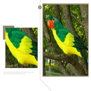 45CM Simulation Parrot Simulation Bird Macaw Foam Feather Parrot Sen Gardening Decoration, Color:Blue