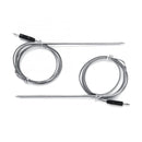 LCD Digital Food Thermometer with Dual Probe Sensors Timer(Black)