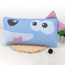 Child Animal Rectangular Cushion Cotton Pillow(Blue Dog)