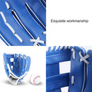 PVC Outdoor Motion Baseball Leather Baseball Pitcher Softball Gloves, Size:10.5 inch(Blue)