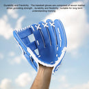 PVC Outdoor Motion Baseball Leather Baseball Pitcher Softball Gloves, Size:10.5 inch(Blue)