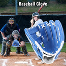 PVC Outdoor Motion Baseball Leather Baseball Pitcher Softball Gloves, Size:10.5 inch(Blue)